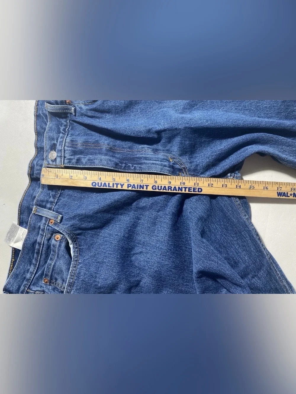 GOOD Size 42 x 25 Mens Levi (Levis) Strauss 550 Jeans Cotton Med Blue